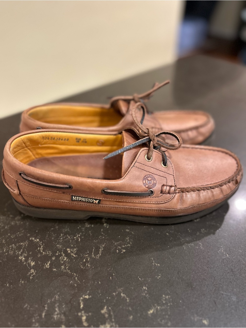 Mephisto Spinnaker Men’s Leather Boat Shoes